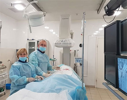 стентування